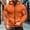 Orange, variant on Men's Gym Workout Full-Zip Hooded Active Sweatshirt Sports Jacket Long Sleeve Outerwear Workout Jackets for Man Outdoor Work Athletic Running with Pockets