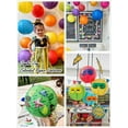 thumbnail image 4 of 15pcs Colorful Paper Lanterns Multicolor Hanging Ball Lanterns for Birthday Wedding Bridal Baby Shower Home Office Classroom Outdoor Indoor Party Decoration (10 inch), 4 of 7