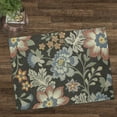 Mainstays Farmhouse Oversized Floral Gray Multi Indoor Accent Rug, 2'6 ...