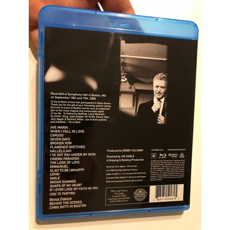 Chris Botti - Chris Botti in Boston [BLU-RAY] - Walmart.com