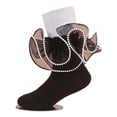 thumbnail image 4 of Girls Pearl Lace Ruffle Mid‑Calf Socks, Baby Toddler Princess Frilly Socks, Soft Cotton‑Blend Kids Dress Socks for Little Girls Party Daily Dress‑up, 4 of 6