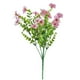 thumbnail image 4 of Paquete de 2 Ramos de Flores Artificiales Violetas Arreglo Floral Artificial de 7 Puntas MNFD, 4 of 6