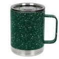 thumbnail image 2 of FIFTY/FIFTY Stainless Steel Vacuum Insulated Camp Mug - 12oz - Green Speckled with Slide Lid, 2 of 6