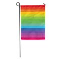 thumbnail image 1 of NUDECOR Blue Abstract Rainbow Lines Colorful Red Visual Ball Bright Circular Garden Flag Decorative Flag House Banner 12x18 inch, 1 of 2