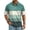 Cyan, variant on Men's Short Sleeve Polo Shirts Casual Summer Classic Collared Golf Shirt with Pocket
