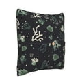 thumbnail image 3 of LNWH Dark Coral Watercolor Throw Pillow Covers, Square Soft Linen Decorative Pillow Cases, 20"x20", 3 of 8