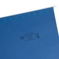 Smead Office Hanging File Folders, Navy Blue, Letter Size, 1/5 Cut Poly