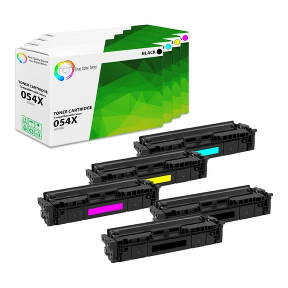 TCT 054H Toner Cartridge 5 Pack - Premium Compatible Replacement for 05X 054H High Yield