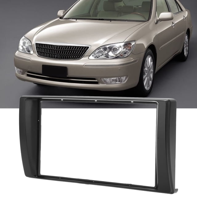 Car Fascia Trim, CD Panel Frame Seamless Fitment 2DIN Anti Wear Decorative For Automobile Repacking