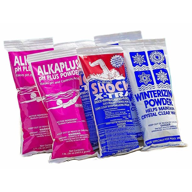 Swimming Pool Winter Closing Chlorine Chemical Kit for Pools up to 20K
