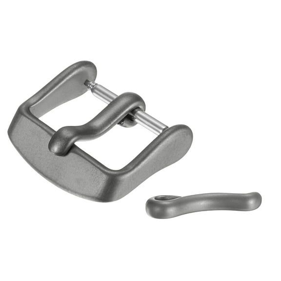 16mm Watch Band Replacement Buckle Stainless Steel Watch Strap Clasp Matte PVD Buckles with 2pcs Tongue, Bronze