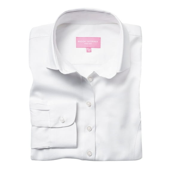 Brook Taverner Ladies Aspen Long Sleeve Oxford Shirt