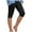 A-Black2535, variant on XIAONU Solid Capri Leggings for Women Lace Stretch Fit Bottoms