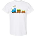 thumbnail image 3 of Inktastic Colorful Toy Train T-Shirt, 3 of 5