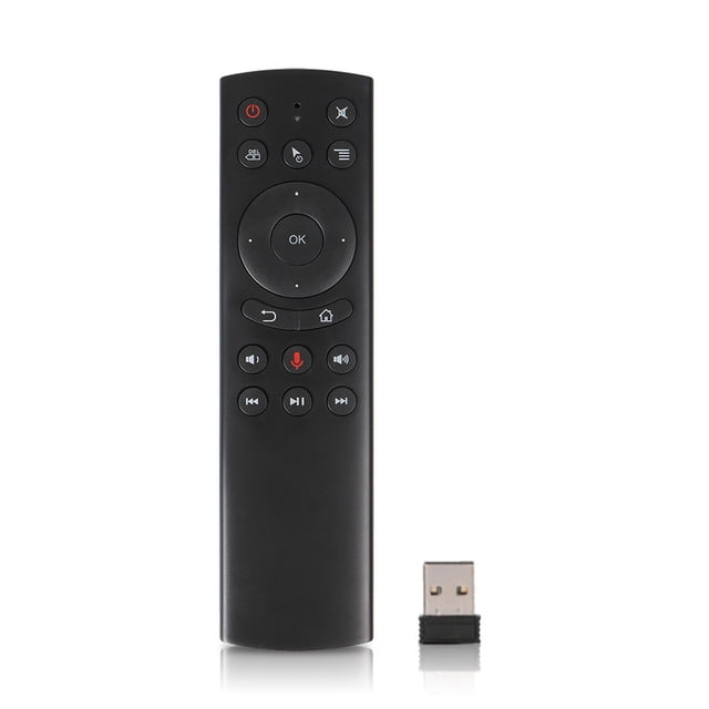 Controlador remoto por voz Bearachild G20S con micrófono para TV de viaje con pilas