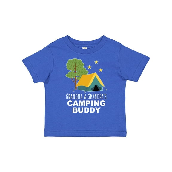 Inktastic Grandma and Grandpa Camping Buddy Boys or Girls Toddler T-Shirt