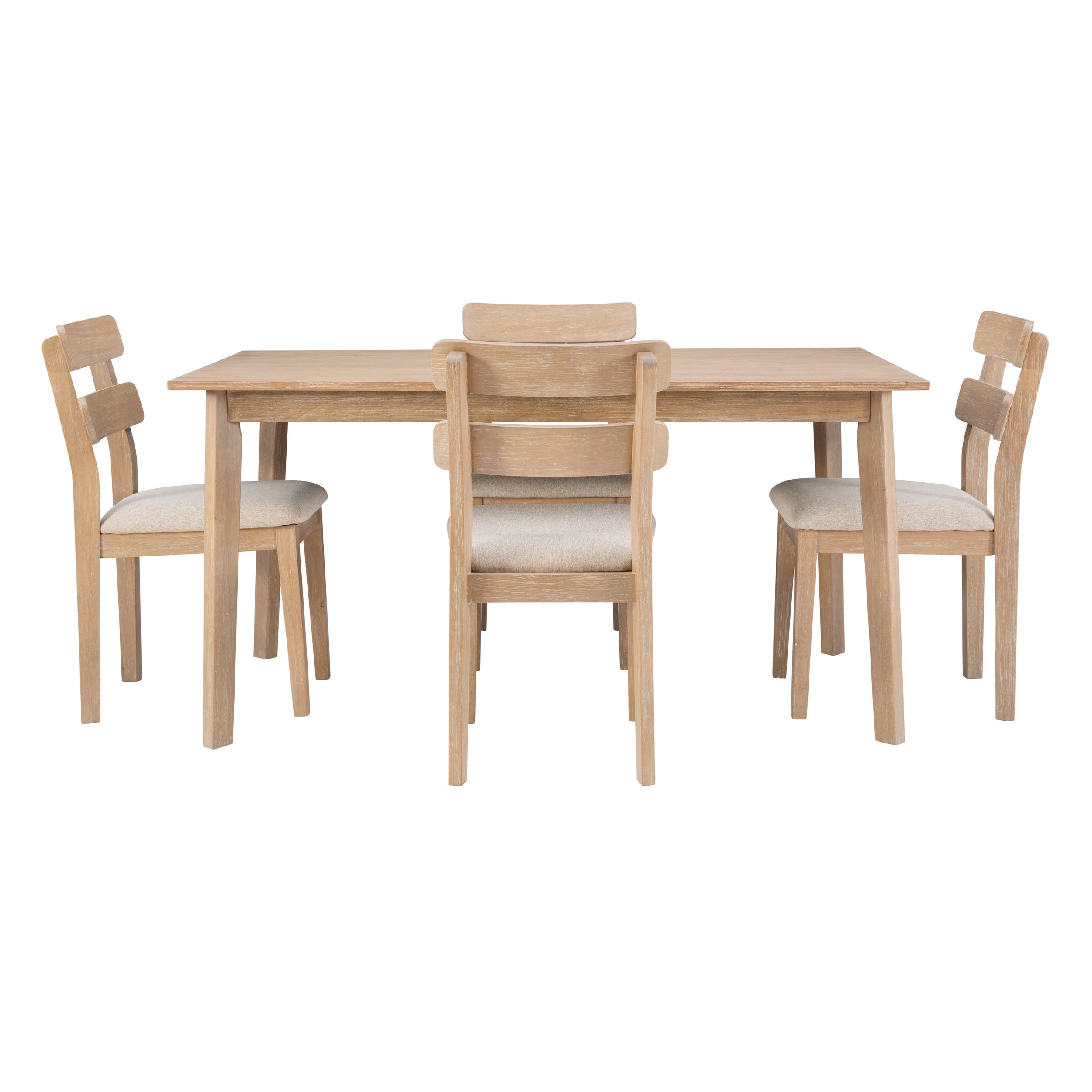 Powell Davini 5-Piece Dining Set, Natural