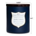 thumbnail image 2 of Manly Indulgence Signature Dark Forest Scented Jar Candle, 15 oz, 60h Burn, Woody & Earthy, 2 of 8