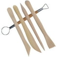 thumbnail image 4 of KAKOWELY 5Pcs Plastic Sculpting Modeling Trimming Tool Ceramics Carving Tools Clay Pottery Tool Kit,6.1"X0.39"X0.39", 4 of 4