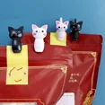 thumbnail image 2 of 16/2 Uds. Clips de bolsa de sellado de alimentos con forma de gato, abrazaderas de plástico para colgar ropa, calcetines, Clip de escritorio de oficina, abrazaderas de almacenamiento de aperitivos pa, 2 of 5