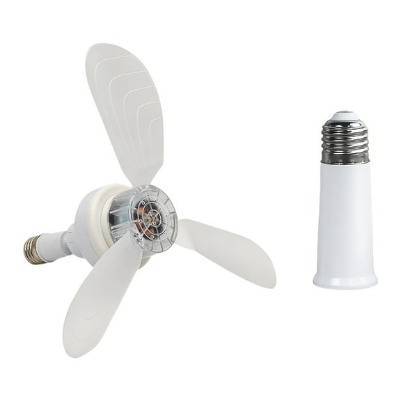 18W Socket Mount Fan Space Efficient Screw in Cooling Fan AC85-265V Kitchen