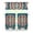 Mandala Ethnic Style, variant on Black Gothic Kitchen Curtains with Lunar & Sunburst Design - 3 PC Set of Semi-Sheer Tier Curtains for Modern Homes