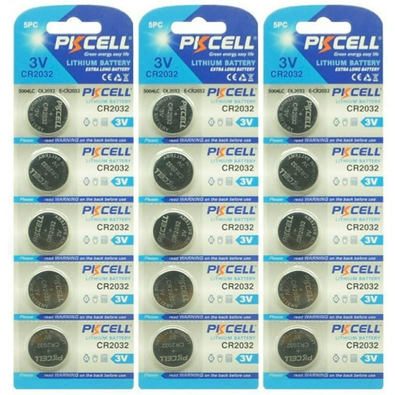 Battery CR2032 3V for Digital Rectal Thermometer Meters Lights Lithium Battery 15pcs