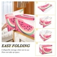 thumbnail image 4 of Watermelon Summer Dreamy Background Foldable Storage Bin with Lid and Handle Collapsible Storage Box 16.5 x 12.6 x 11.8 inches, 4 of 7