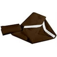 thumbnail image 4 of Toddler Fitted Sheet for Daycare/Preschool Cot Beds - 100% Cotton Elastic Sheets for Toddler Beds, 600 TC, Children’s Naptime Cot Sheet for Mats - Chocolate Solid ( 23"W x 40"L ) - ( Pack of 12 )., 4 of 6