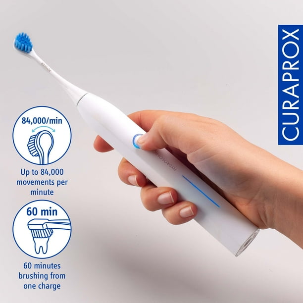 Curaprox Hydrosonic Pro - 84,000/minute - The Best Adutls Electric