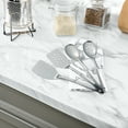 thumbnail image 2 of Mainstays Stainless Steel 4-Piece Kitchen Utensil Set, Spatula, Slotted Spatula, Spoon and Slotted Spoon, 2 of 9