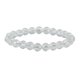 thumbnail image 1 of Crystal Crafts Venta al por mayor Pulseras de corte de diamante facetado de cuarzo transparente Pulsera unisex elástica Pulsera de cuentas redondas de 8 mm, 1 of 4