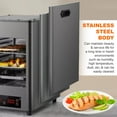 thumbnail image 2 of Indoor Electric Steak Grill,8-Layer Portable Countertop Oven with 30 Min Timer & 8 Gears 100-800 Temperature Adjustment,Stainless Steel Meat Seafood Veggies Grill,1700w, 2 of 7