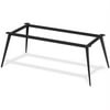 Lorell Rectangular Conference 4-leg Table Base Four Leg Base - 4 Legs - 28.50" Height x 77.13" Width x 38.25" Depth - Assembly Required - Black, Powder Coated - Steel