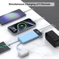 thumbnail image 4 of Cargador portátil Power Bank penaover de 10000 mAh con cable, 4 of 7