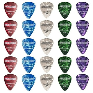 12 CUSTOM GUITAR PICKS Celluloid glow in the Dark Mix 