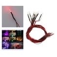 thumbnail image 3 of 30 unids/pack 3mm precableado size led 3V 6V luces para DIY coche barco juguete yotijar Microluces de paisaje, 3 of 10