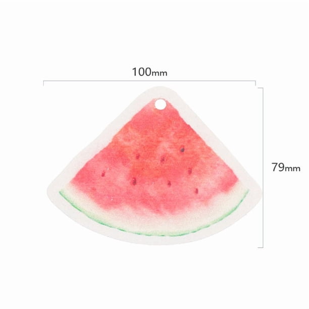 Disponible una pieza de la serie de once frutas. Esponja lavavajillas creativa for la cocina, hecha de pulpa de madera, algodón absorbente impreso y comprimido.