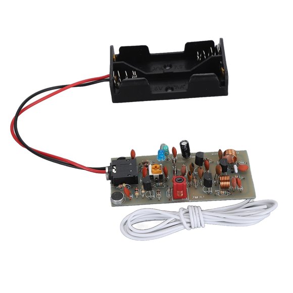 FM Transmitter Module Kit, 88-108MHZ Versatile  Microphone FM Transmitter Module PCB Board  for High Frequency Electronic Circuit Experiments and Test