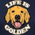 thumbnail image 3 of CafePress - Life Is Golden Women's Classic T Shirt - Women's Traditional Fit Dark T-Shirt, 3 of 4