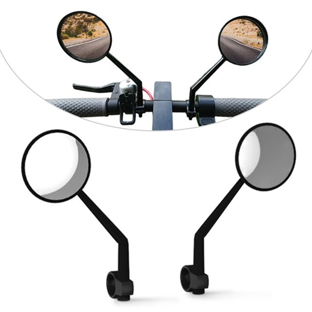 View 2 PCS Rearview Mirrors Rear View Glass Replacement for Mijia M365 Electric Scooter