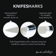 thumbnail image 5 of Knifesharks Chef Knife 8 inch - Japanese Steel, Superb Edge Retention, 5 of 9