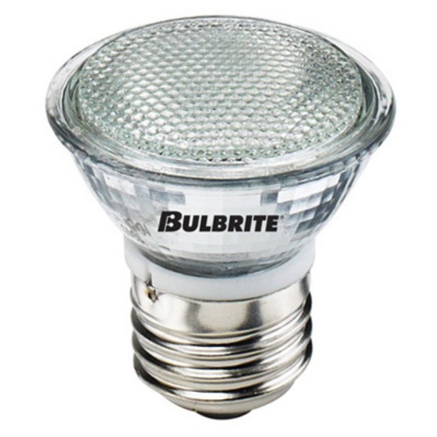 Bulbrite Clear Dimmable MR16 Halogen Medium Base Light Bulb 8 pk