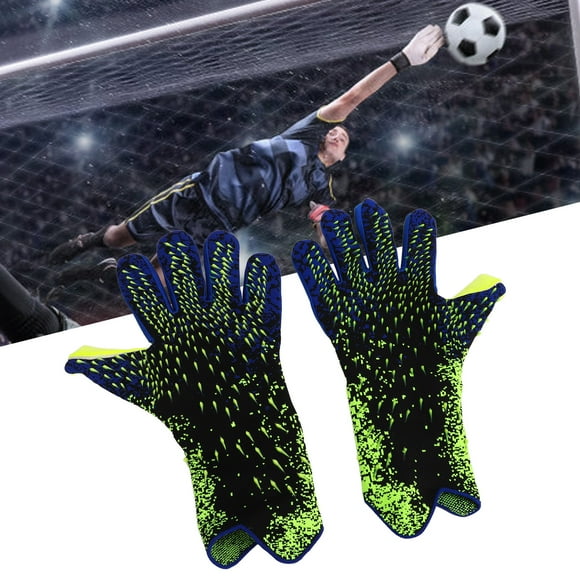 Del Portero De Fútbol De Fútbol Transpirable Engrosado Látex Para La Competencia De Entrenamiento Fluorescente