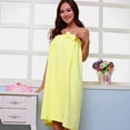 thumbnail image 3 of CHUANK Microfiber Women Shower Bath Towel Robe Bowknot SPA Absorbent Body Wrap Towel, 3 of 3