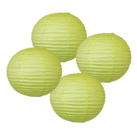 20 Pistachio Green Chinese Anese Paper Lanterns Set Of 4 20 Pistachio Green Chinese Anese Paper Lanterns Set Of 4 Decorative Round