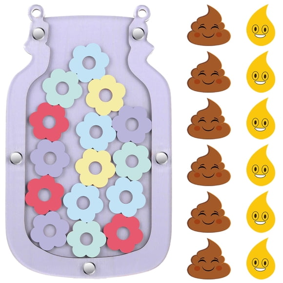 Tarro Quunclay Reward para niños de 20 x 12 x 1,5 cm para aprender a ir al baño