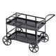 thumbnail image 5 of Carrito de Comedor de Servicio en Miniatura 1/12 Accesorios de Bebida de Comida de Negro Sunnimix Carrito de comedor de casa de muñecas, 5 of 7