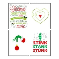Silly Goose Gifts Stink Stank Stunk Christmas Funny Wall Art Prints - Festive and Colorful Designs with Nostalgic Movie Quotes 8 x 10 in