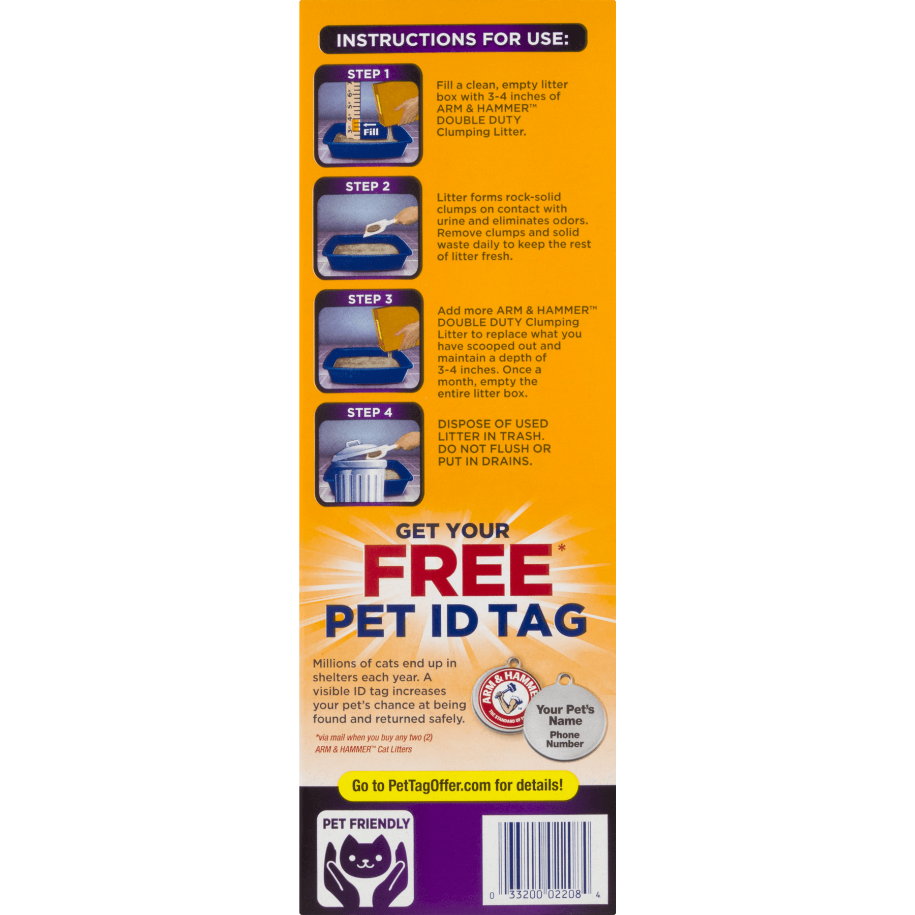 Pet tag offer arm and hammer hot sale